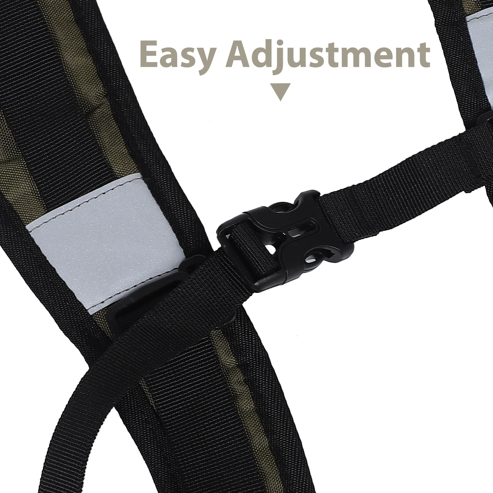 1 قطعة الأشرطة الكتف مبطن قابل للتعديل سميكة أكسفورد النسيج لحقيبة الظهر المشي لمسافات طويلة التخييم السفر في الهواء الطلق حقيبة