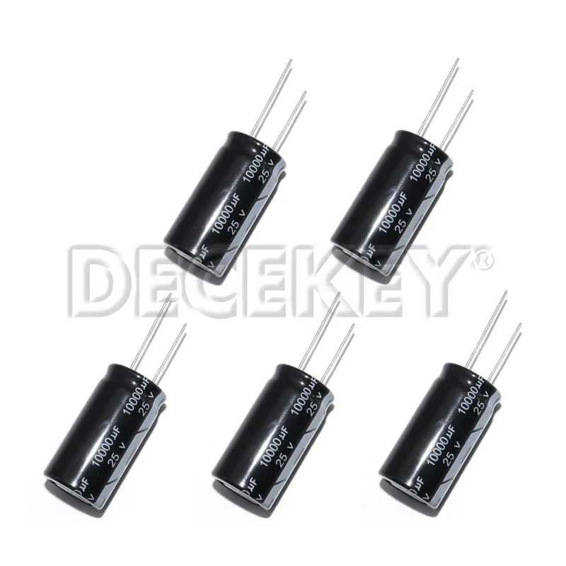 

5 шт. 25V10000UF 10000UF 25V Алюминиевый электролитический конденсатор