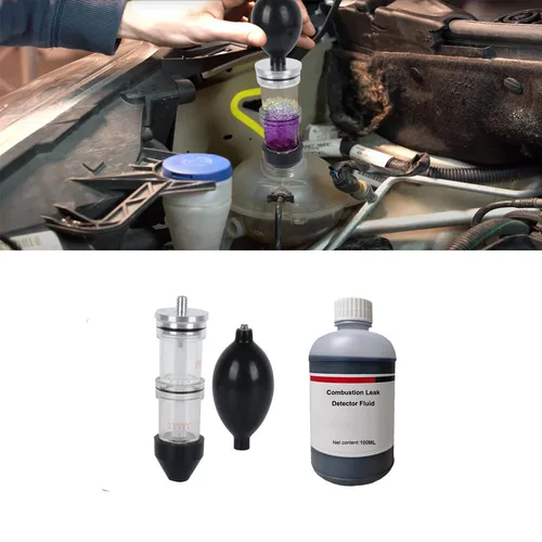 Imagen 1 del producto Probador de juntas de cabezal, detector de fugas de CO2, herramientas automotrices multiusos, kits de prueba de juntas para coches, camiones, probador de fugas de combustión