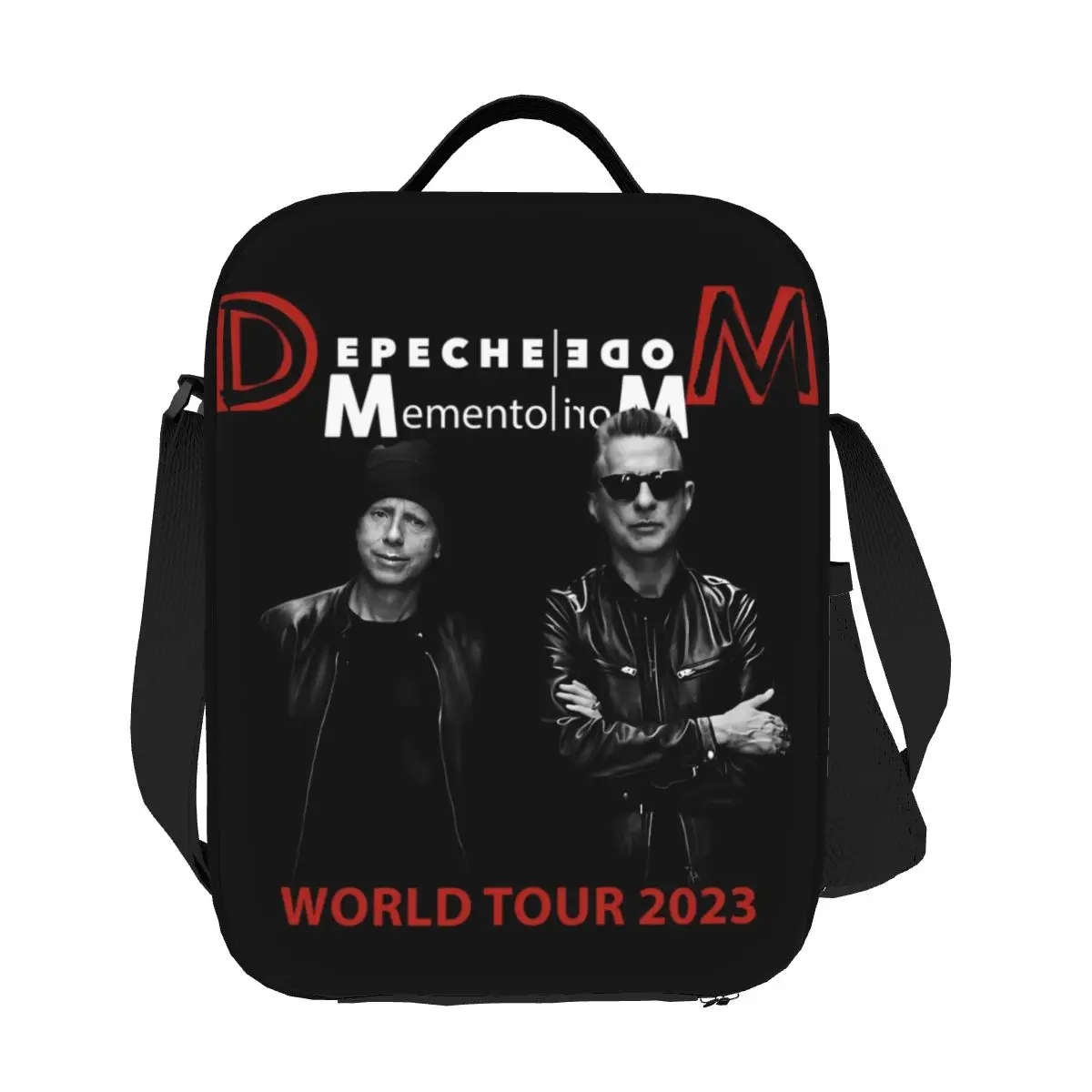 

Custom Electronic Rock Band Depeche Cool Mode Insulated Lunch Tote Bag for Women Portable Thermal Cooler Food Lunch Box Outdoor