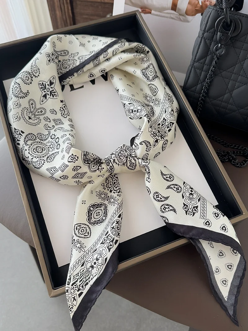 heavyweight-silk-scarf-women's-shawl-genuine-silk-handkerchief-floral-decoration-versatile-accessory-for-al