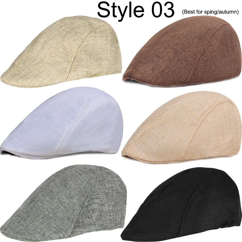 21 Types Men Berets 2021 Spring Autumn Winter Windproof Street  Beret Hat Retro England Hat Men Hats Peaked Painter Caps