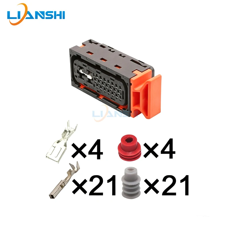 25Pin 368482-2 316873-2 Sealed Female Connector Kit w/Terminals For Truck Bus Heavy Duty Offroad Vehicle Harness Plug Set