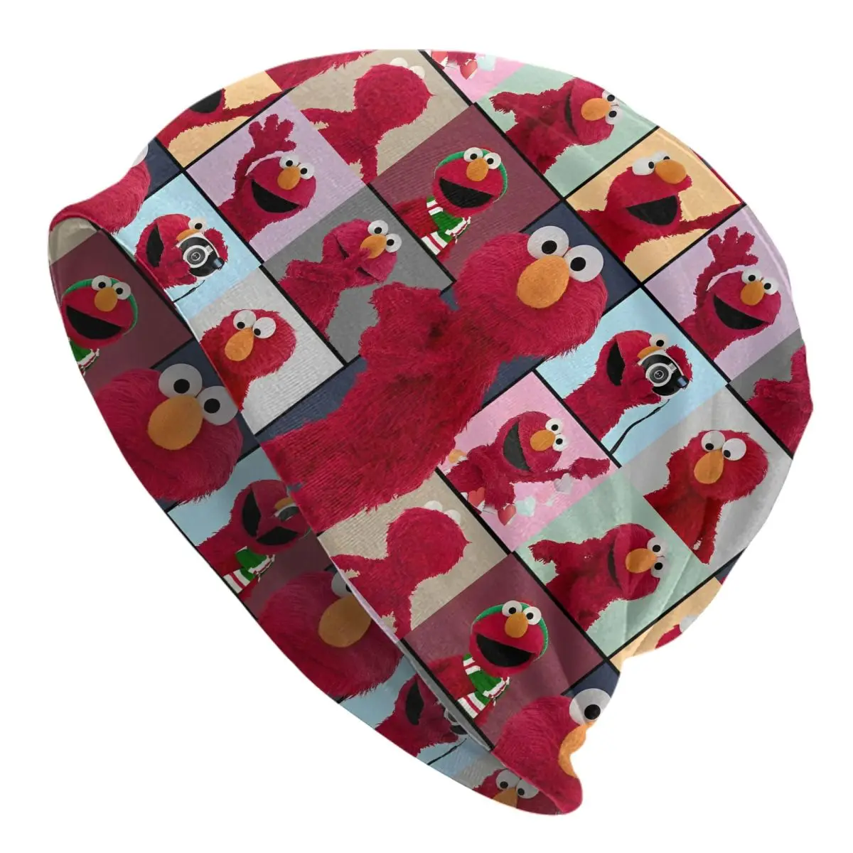 

Elmo S-Sesame Street Skullies Beanies Hat Sesame Street Cartoon Comedy Hip Hop Unisex Ski Cap Warm Head Wrap Bonnet Hat