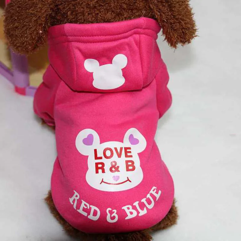 Autumn and winter sweater dog cartoon clothes small dog teddy clothing than bear comfortable sweater pet supplies