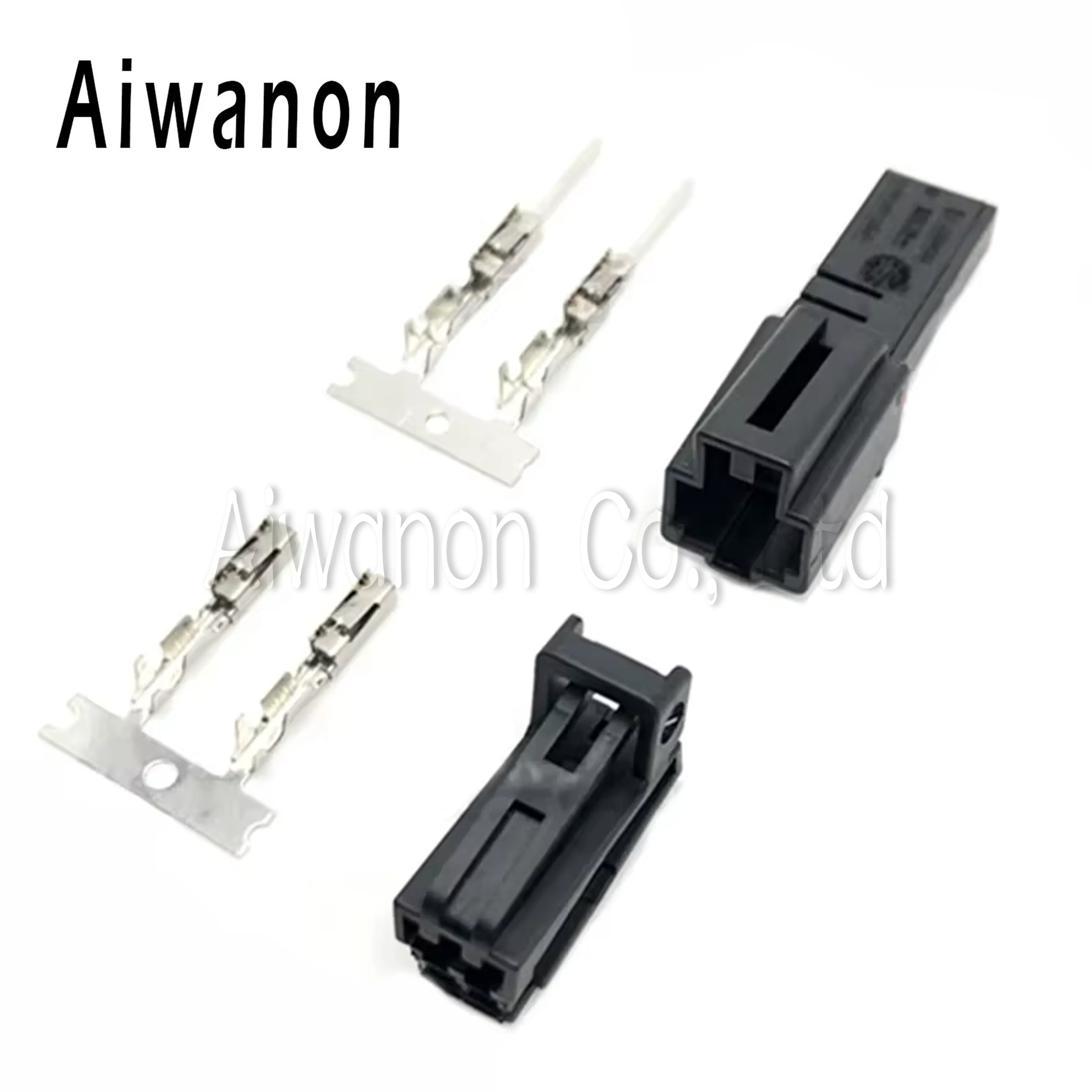 

1 Set 2 Pin 4E0 972 575 Auto Light Electrical Cable Connectors Waterproof Female Male Wire Harness Plug For 8W0 971 832