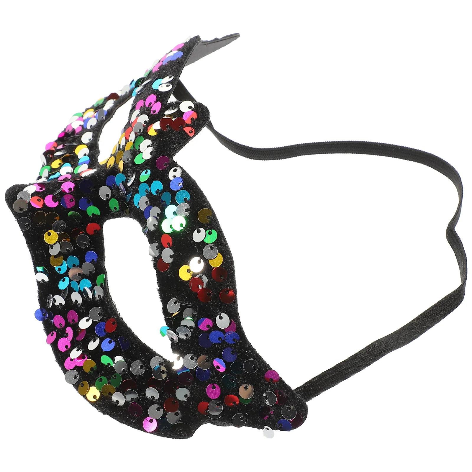 

2PCS Small Pointed Masquerade Masks PVC Material Lightweight Adjustable Band Fits All Face Shapes Mask for Carnival