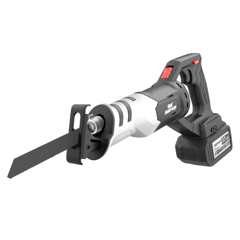 

For Industrial & DIY Grade 21V Brushless Motor Electric Reciprocating Saw Cordless Battery Powered Metal Wood Cutting