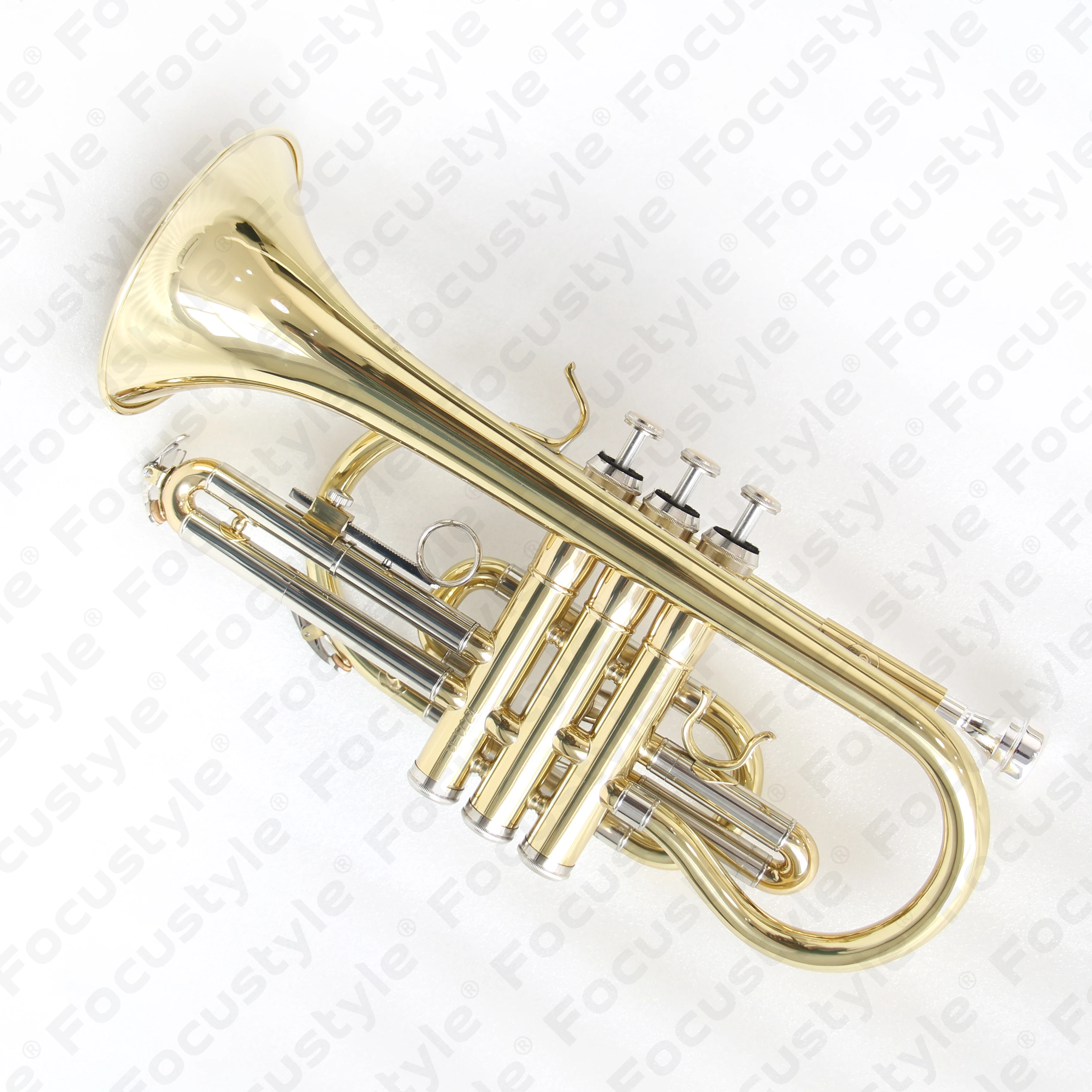 

FCT-250 High Quality Bb Cornet High End Yellow Brass Lead Pipe Performance Instrument Cornet With Case In Good Price