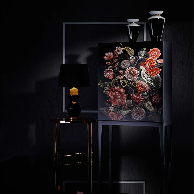 

Customized Wooden Models China Hotel Bedroom Antique Vintage Retro Creativity Handcrafted Wine Shoe Cabinets With Drawers