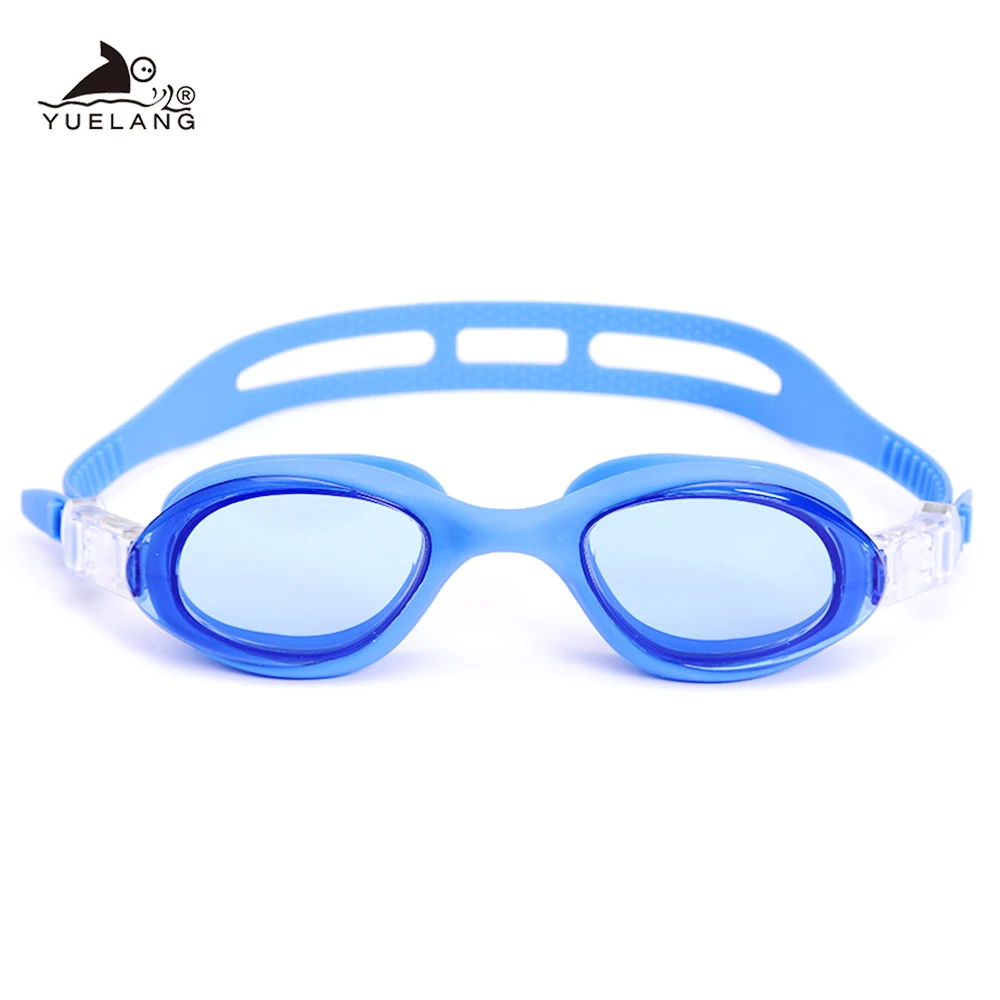 Gafas de natación para niños, lentes de buceo antivaho, ajustables, con hebilla de tracción, deportivas, profesionales, de silicona