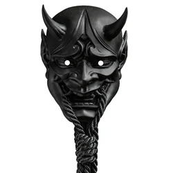 Japanese Scary Sealed Prajna Devil Hannya Noh Kabuki Demon Oni Samurai Monster Halloween Masquerade Carnival Party Mask Horror