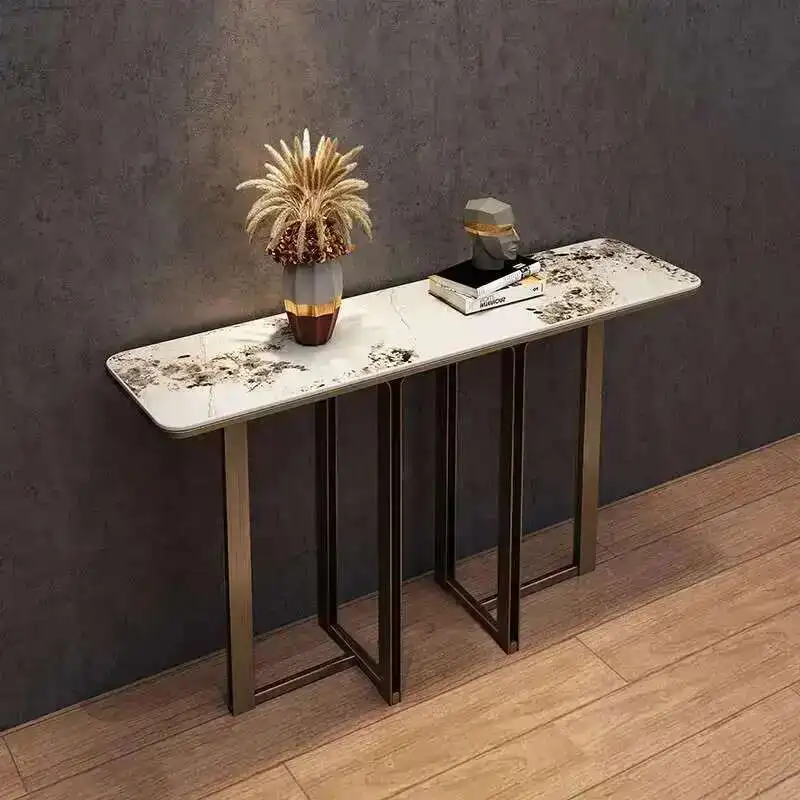 

Minimalist Hotel Living Room Table Garden Vertical Classic Porch Table Nordic Console Tavolo Salotto Entrance Hall Furniture