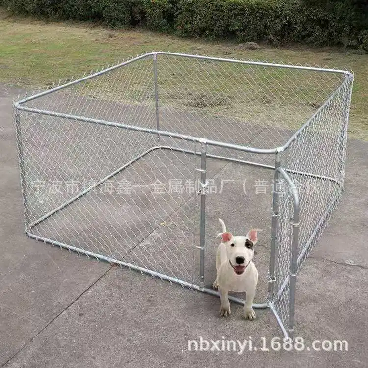 Cage Dog Breeding Cage Assembly Portable Dog Pet Cage Metal Galvanized Pipe Dog Cage