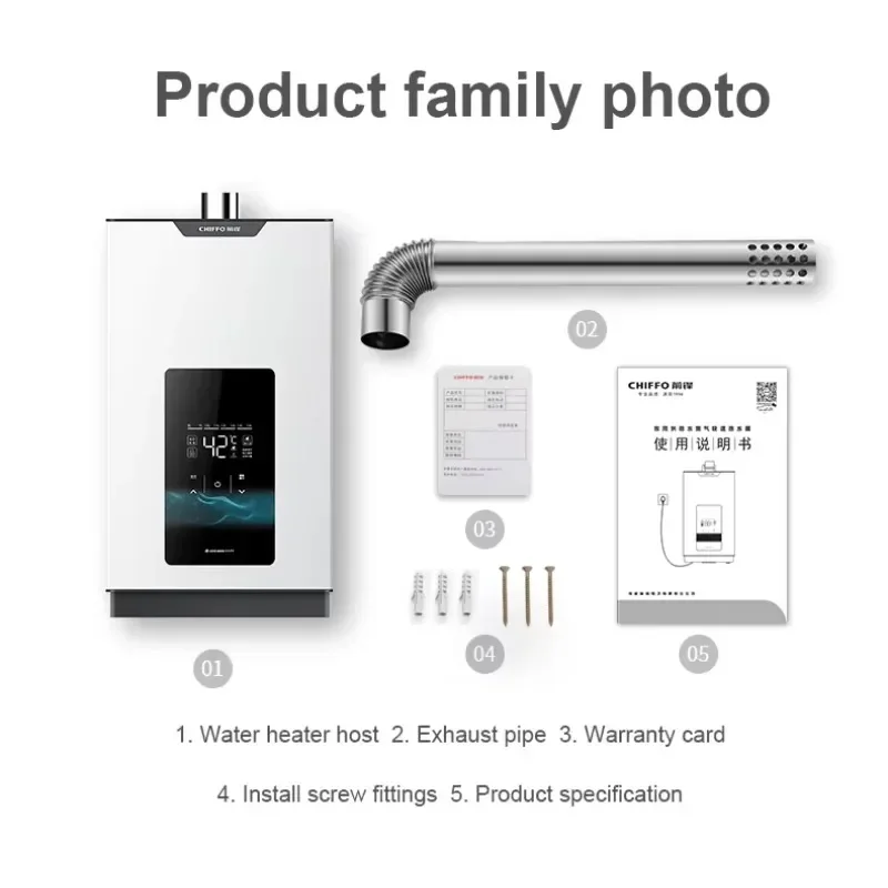 

【Factory Price】Smart Indoor Hot Water Heater 6L-20L High Quality Low Priced NG/LPG Instant Steel Copper Heat Exchanger Bathroom