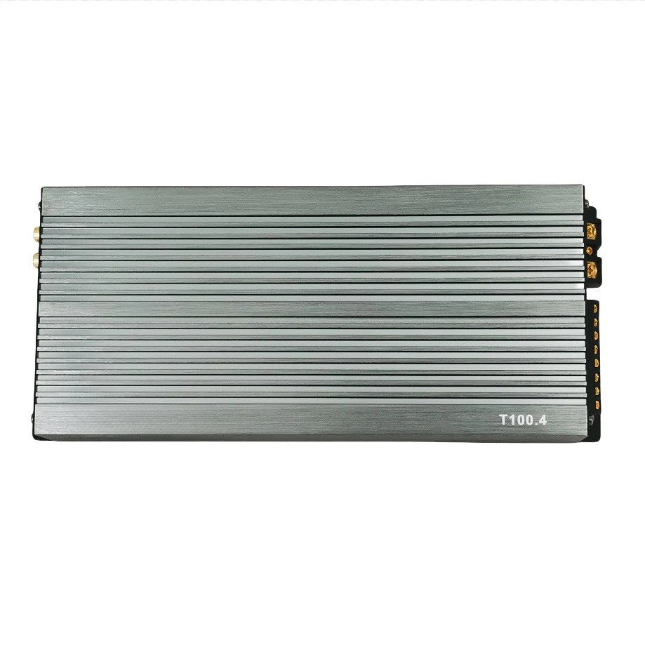 Strong Bass Monoblock Car Subwoofer Amplifier 4*100W/4Ω RMS Class D Korean Sound Enhancement for Car Stereo Systems