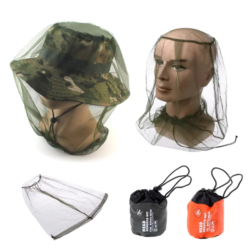 Mosquito Bee Insect Mesh Head Face Protector Fishing Hunting