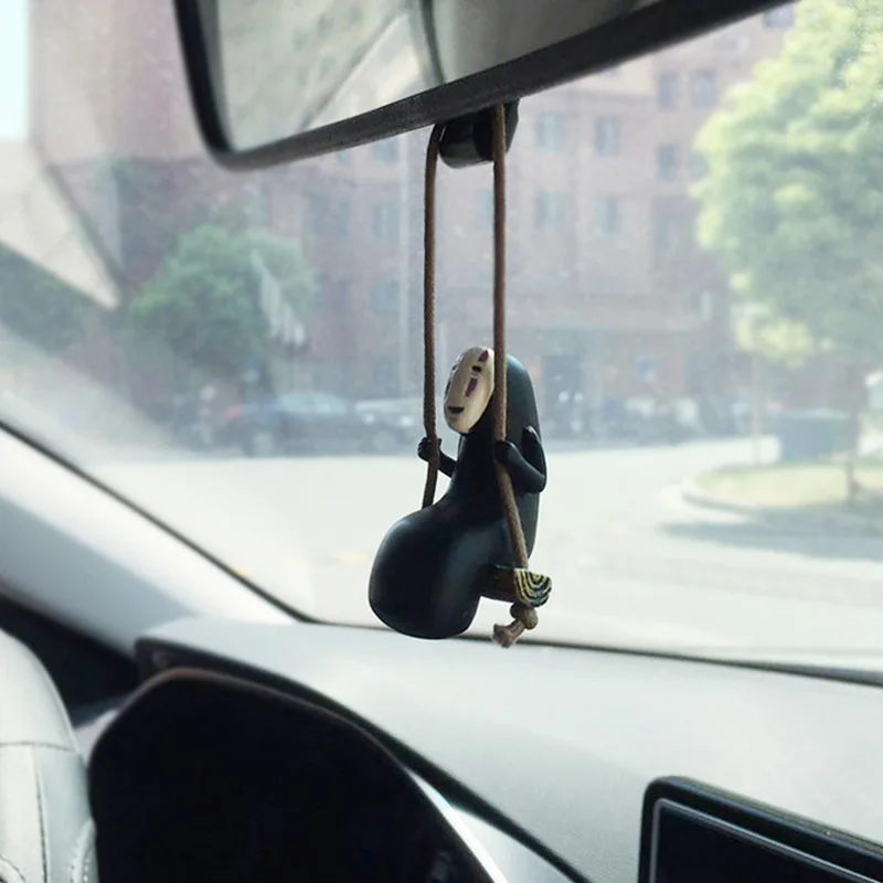 Фигурка из смолы без качающегося лица, милая игрушка для снятия стресса, креативный подарок, 2025 г., модная коллекционная коллекция в стиле Studio Ghibli для фанатов