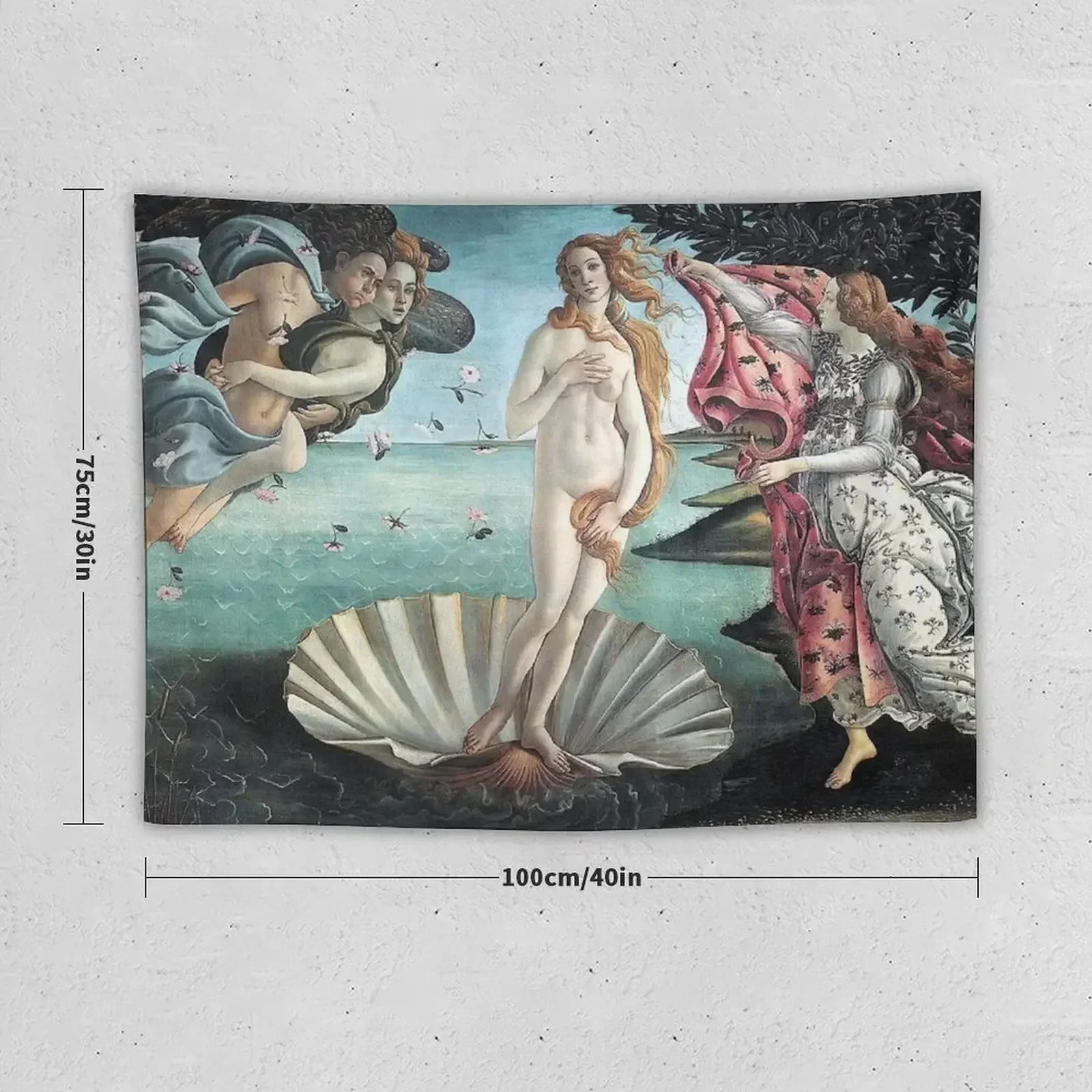 BIRTH OF VENUS - BOTTICELLI Tapestry Wall Coverings Decor For Bedroom Tapestry