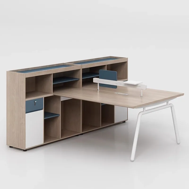 

Finance, office desk and chair combination, computer furniture, double staff, simple and modern