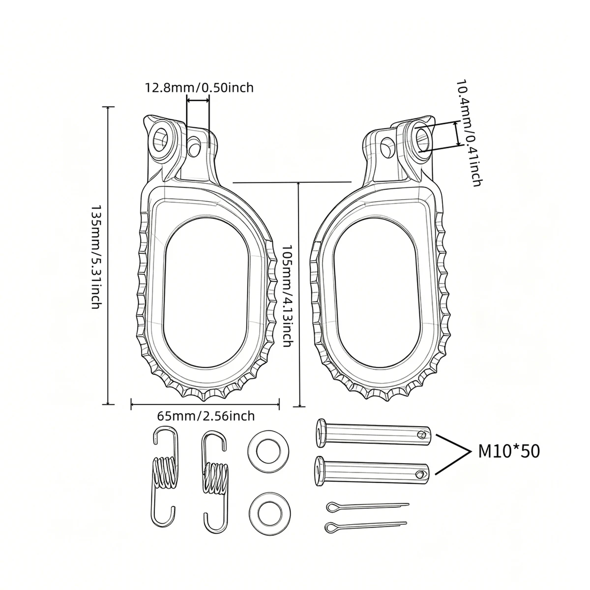 Lowered 3mm Rear Set Stainless Steel Foot Pegs For SHERCO 125SE-R 250SE-R 300SE-R 450 SEF Factory 2014-2022 Motorcycle Parts