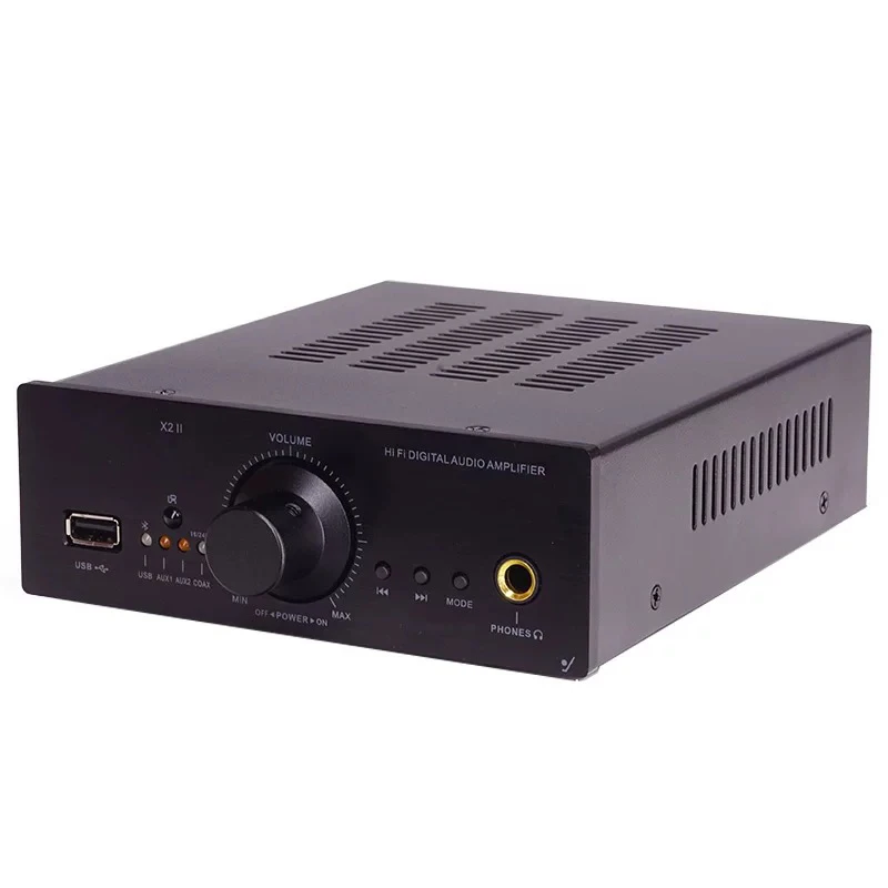 

High-fidelity Digital Power Amplifier Bluetooth 5.2 200W Output Power HIFI Lossless Amplifier Dual TDA3221 Amplifier Chip