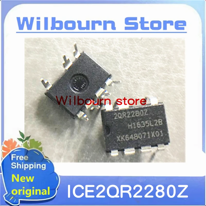 10PCS/LOT NEW ICE2QR2280Z 2QR2280Z DIP-7 Electronic components