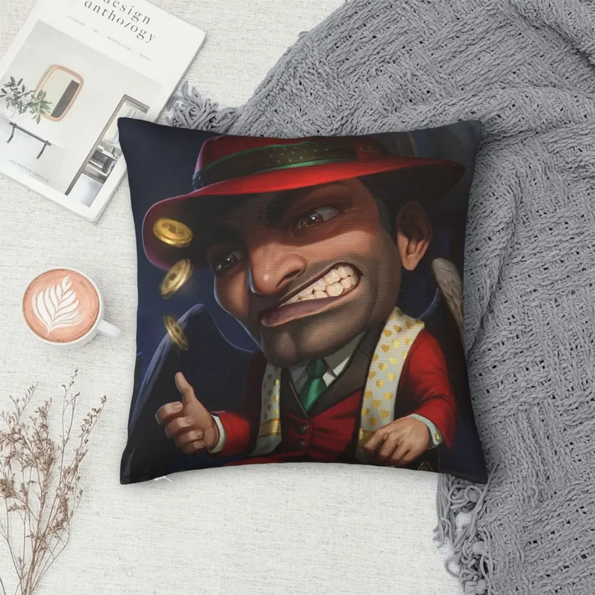 

Dwarf Loan Shark Pillowcase Polyester Pillows Cover Cushion Comfort Throw Pillow Sofa Decorative Cushions Used for Home Bedroom