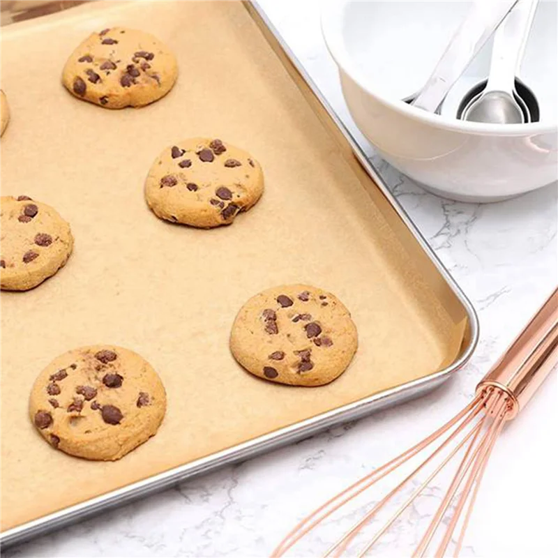 PZHI-400 Pcs Silicone Oil Paper Baking Sheet, Non-Stick Baking Paper, Suitable For Baking,Air Fryer, Cakes, Biscuits, Etc