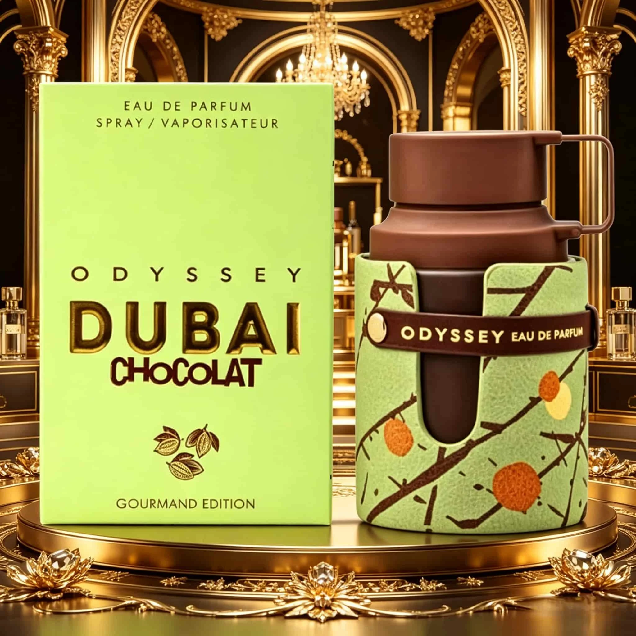 Fragancia Armaf Odyssey Dubai Chocolat | Éxito de ventas en el Medio Oriente, aura cálida e indulgente