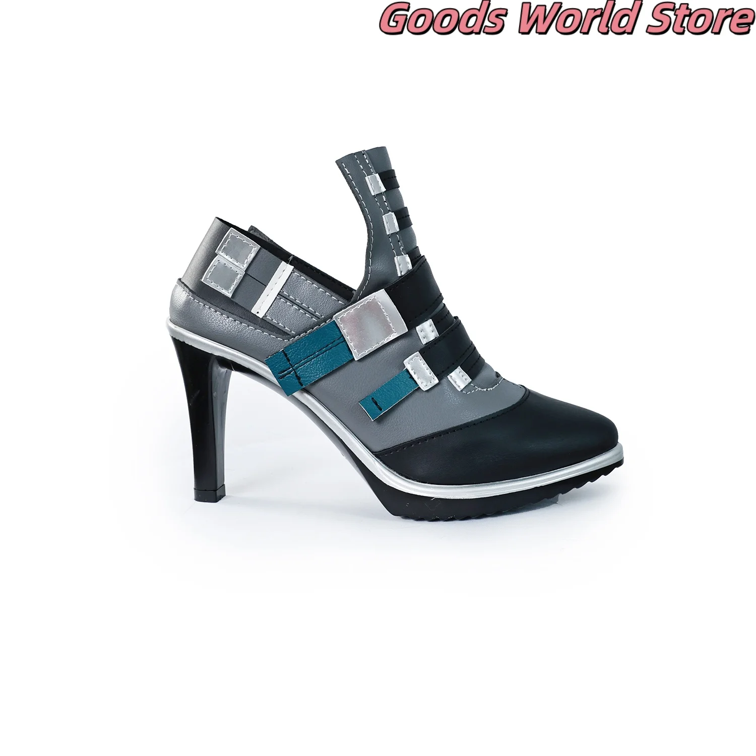 متوفر في المخزون أحذية Tsukishiro Yanagi التأثيرية لعبة ZZZ Zenless Zone Zero كوسبلاي أحذية نسائية عالية الكعب Tsukishiro كوسبلاي #3