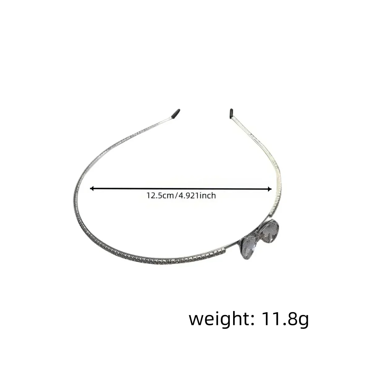 Fascia per capelli con fiocco semplice e alla moda per le donne, design con temperamento, gioielli, fascia per capelli, accessorio per capelli, personalità