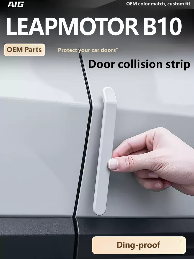 For LEAPMOTOR B10 2025 2026 Car Door Anti Collision Strip Anti Scratch Shock Absorbing Modification Decoration