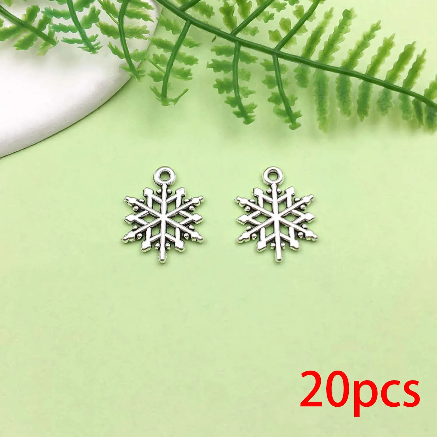 20/43pcs Christmas Decoration Charms Alloy Santa Claus
