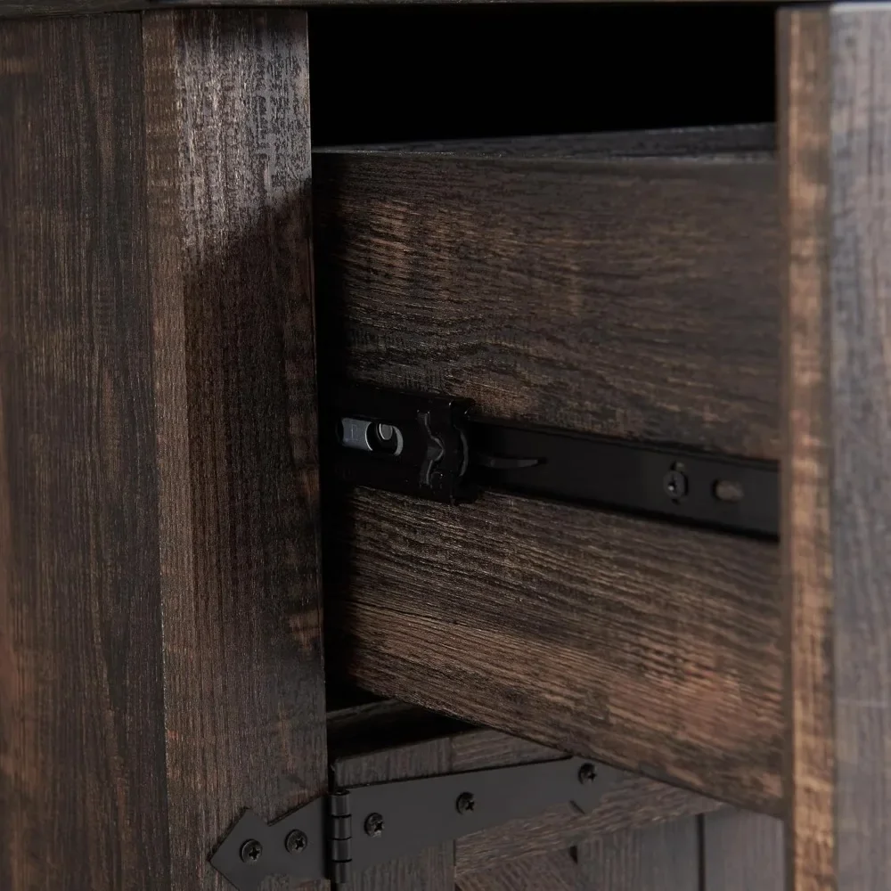 Slim Bathroom Storage Cabinet, Rustic Narrow Storage Cabinet for Living Room, Bathroom, Kitchen