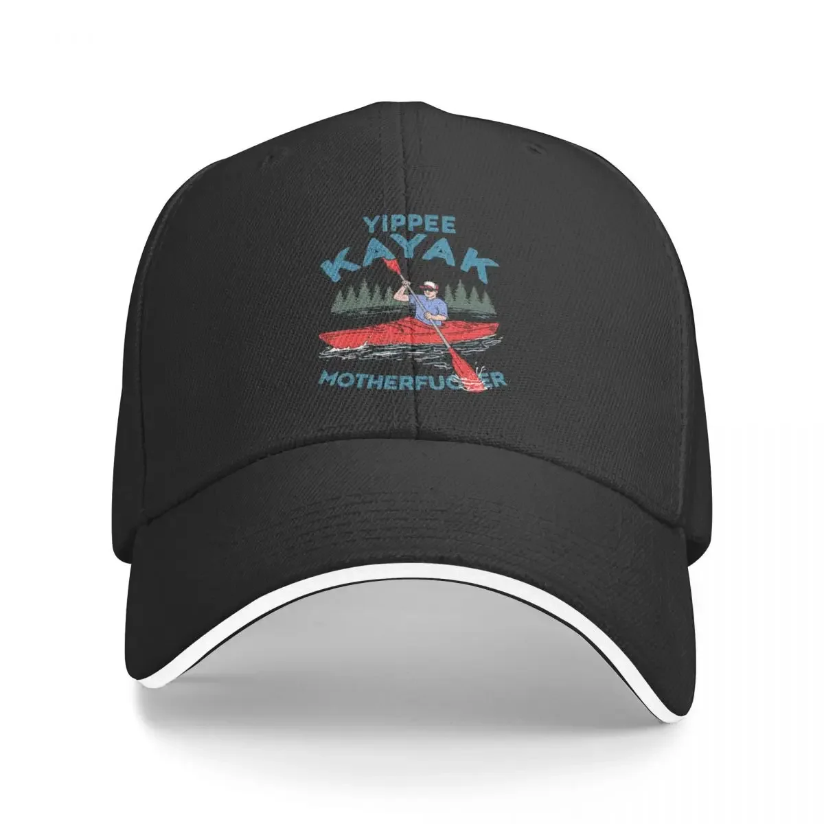 

Funny Kayak Yippee Kayak Canoeist kayaking Baseball Cap Beach Outing Luxury Hat Rugby Elegant Women's Hats Men's