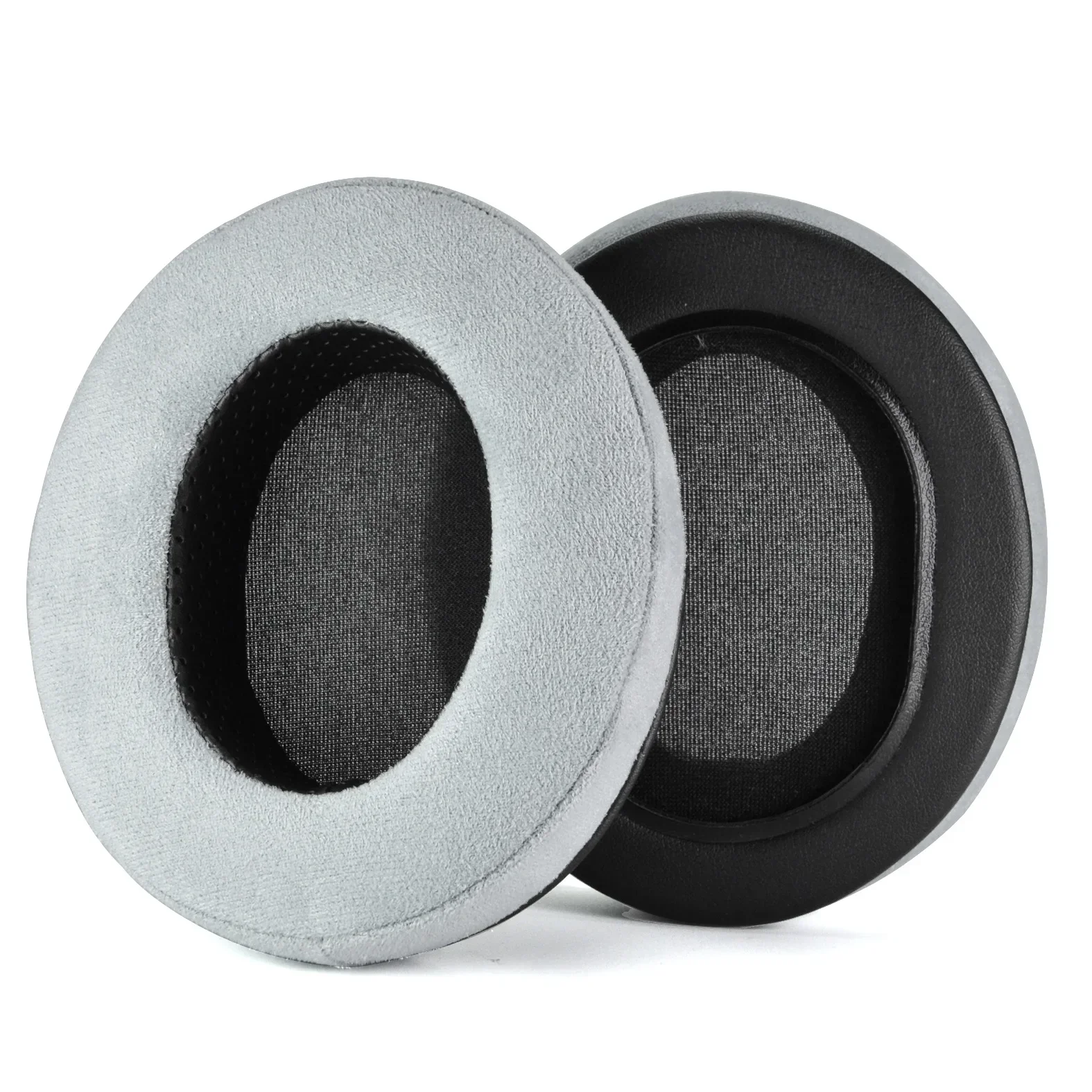 

New Arrivals Replacement Memory sponge Grey frosted cloth Earpad For ATH MSR-7 WS660BT G1WL WS1100IS headset very comfortable ，