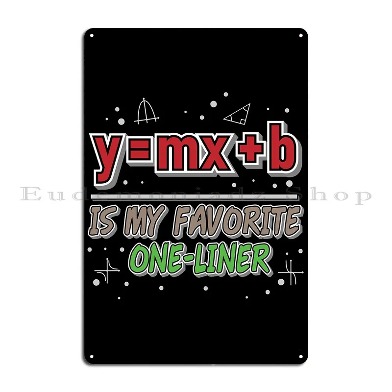 Math Teacher Mathematics Metal Sign Living Room Cinema Kitchen Garage Print Tin Sign Poster