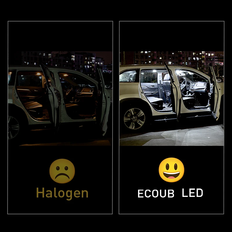 17PCS LED Interior Light Kit for Prado 150 Toyota Land Cruiser Prado 150 2010 2011 2012 2013 2014 2015 2016 2017 2018 2019 2020