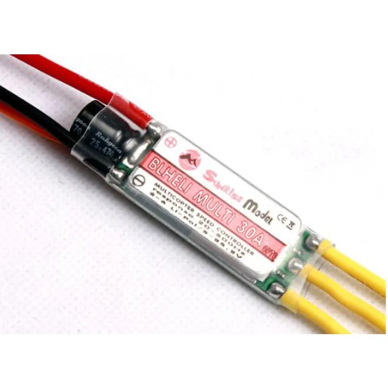 Sunrise BLHELI Multi Series 30A 2-6S Speed Controller for hobbywing ESC RC car FPV BLHELI-Multi-30A-OPTO (Tube installation)