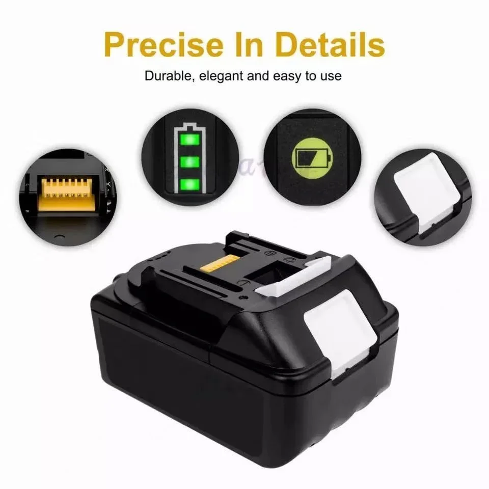 ใหม่ชาร์จ BL1860แบตเตอรี่แบบชาร์จไฟได้18V 8000MAh สำหรับ Makita 18V แบตเตอรี่8Ah BL1850 BL1880 BL1860B LXT400