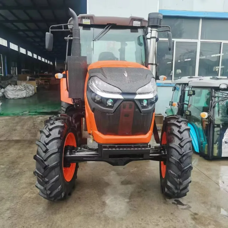 Used Micro Tractor with 25hp-40hp Diesel Multifunctional 4x4 Front End Loader Backhoe New Conditions for Farm Use