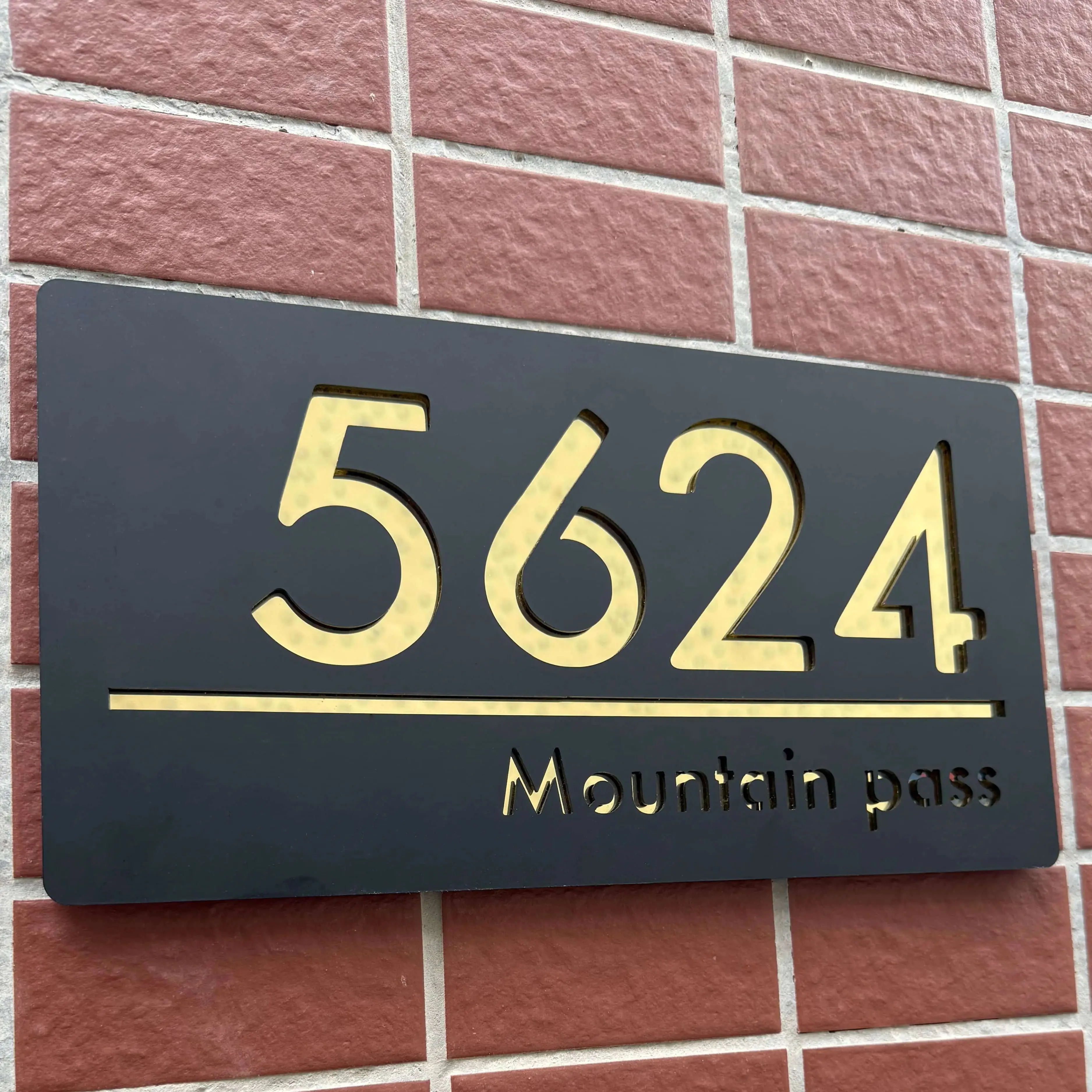Grand numéros de maison externes, panneau personnalisé moderne, plaque de maison résidentielle, découpe Laser 3D, panneau de rue en acrylique