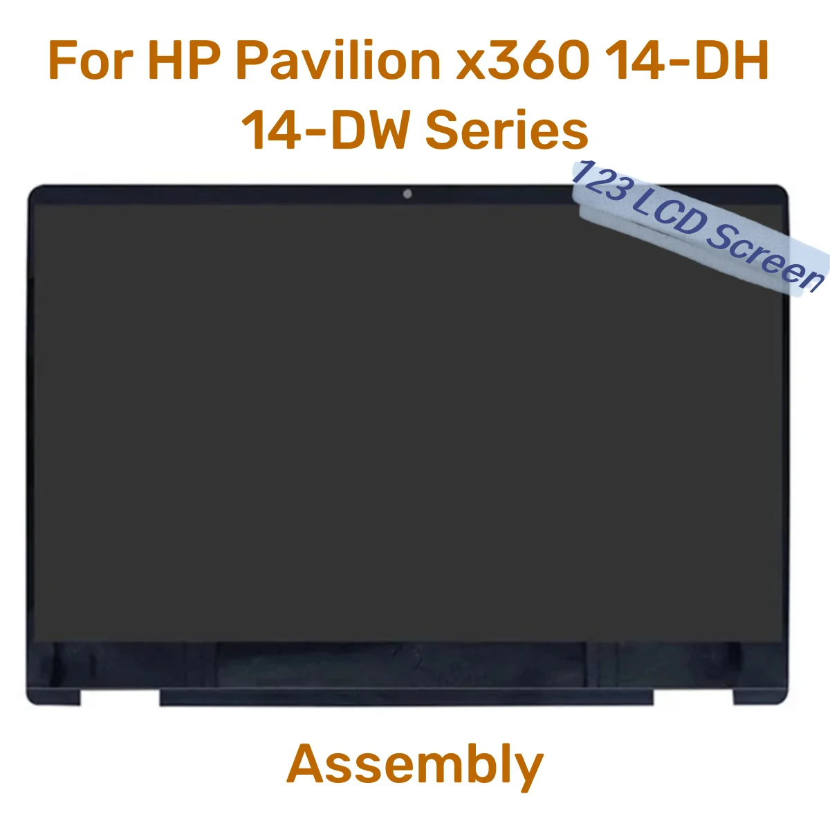 For HP Pavilion x360 14-DH 14-DW 14M-DW Laptop Touch Screen Digitizer LCD Display Assembly Replacement TPN-I137 TPN-W139