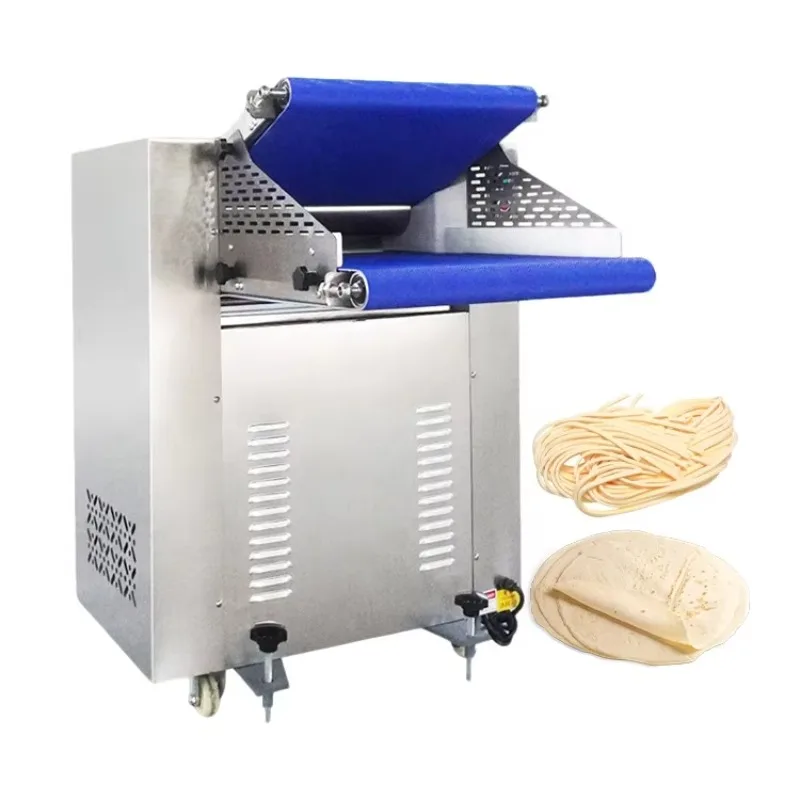 3000W Commercial Bakery Equipment Dough Sheeter Machine Electric Flour Processing Machine Stainless Steel Adjustable Speed FWX