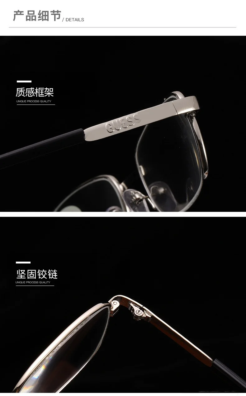 Hohe Qualität Echt Glas Objektiv Lesebrille Männer Frauen Platz Vollformat Presbyopie Brille Anti-Scratch Dioptrien Brillen – Detail 3