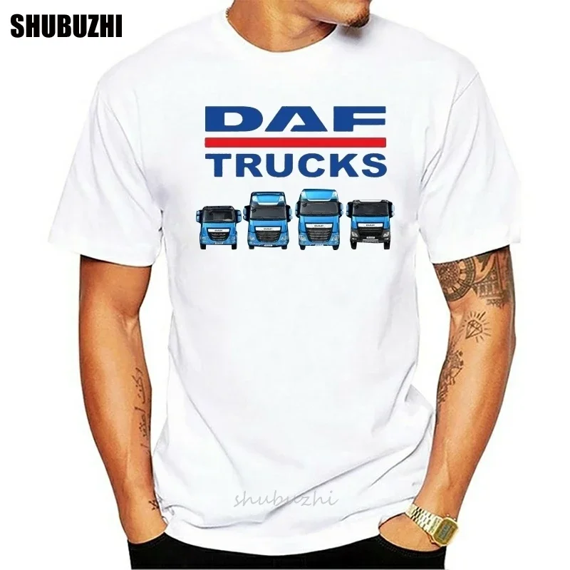 Daf Truck Lorry Autotruck Lkw Camion T-Shirt für Männer Frauen T-Shirt Designer Comics Herren T-Shirt Druck O Neck Kleidung