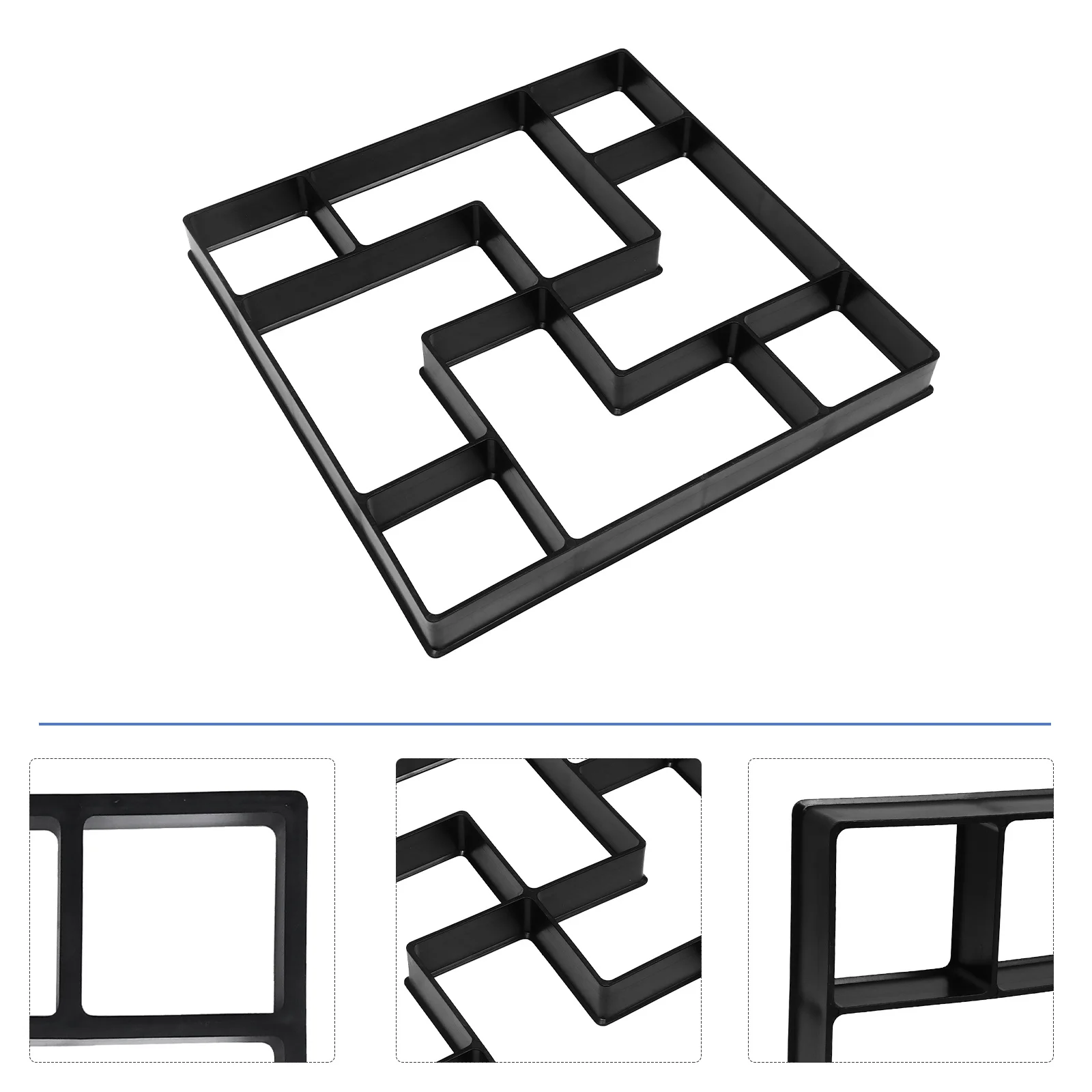 

1Pcs DIY Pavement Mold Durable Plastic Path Maker Manual Garden Stepping Stone Mould Cement Floor Tile Mold Paving Sidewalk Tool