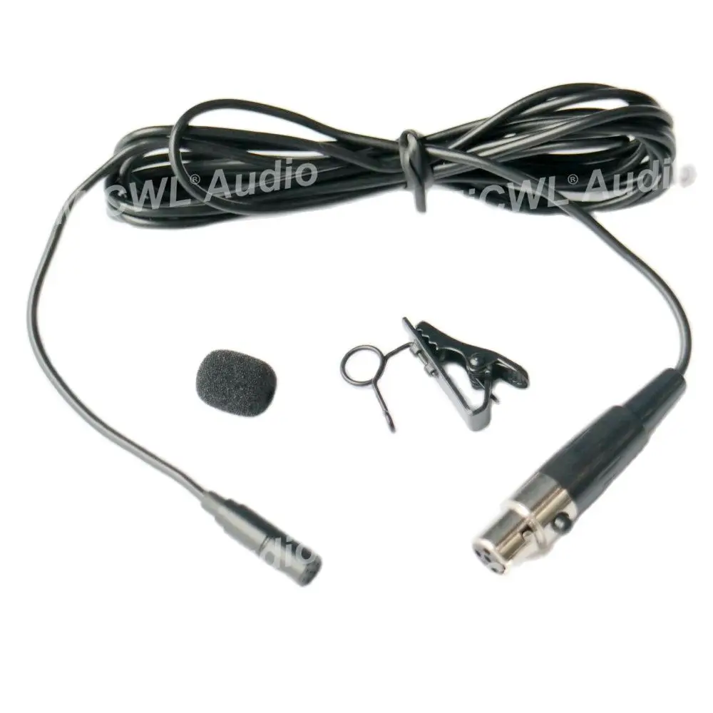 TQG TA4 Stecker Digitales Wireless Lavalier-mikrofon Für Shure ULX SLX PGX QLX AD4D ULXD Clip Revers BeltPack Emitter ME2-Shure