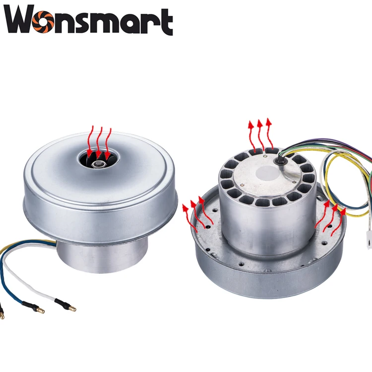 High Airflow 48V DC Brushless Blower Centrifugal Fan with Industry Use and Vacuum Cleaner
